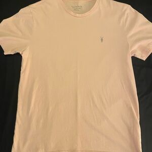 All Saints Light Peach Short Sleeve Tee